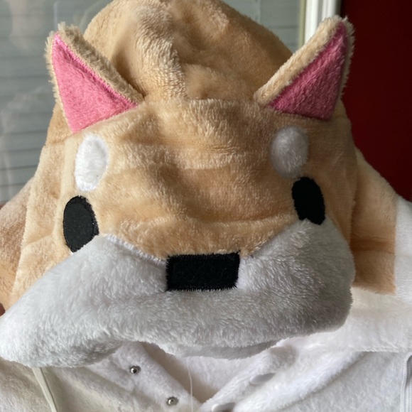 Adorable Shiba Inu Hooded Sweatshirt Costume NWT - Picture 2 of 6